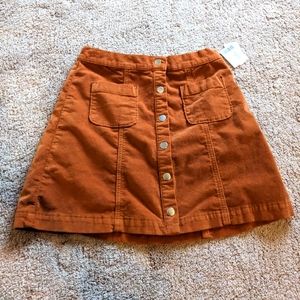 NWT Urban outfitters faux suede miniskirt size small